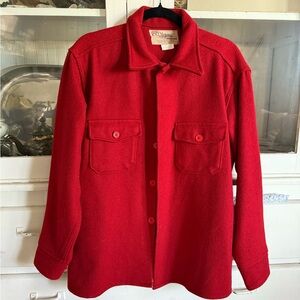 Vintage Chippewa Woolens Red Jacket